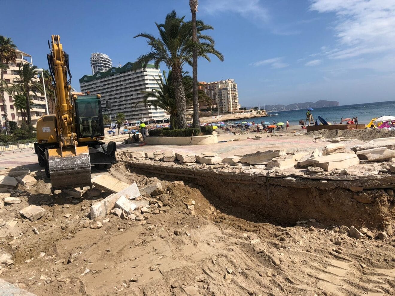 Paseo marítimo Playa de la Fossa Calp
