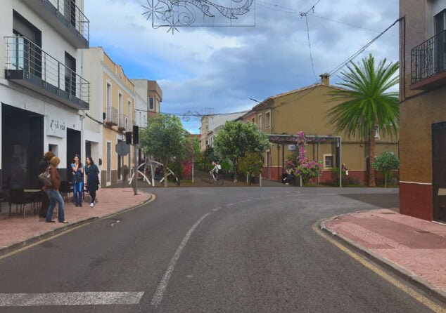 Imagen: Proyecto en la Avinguda d'Alacant de Benitatxell