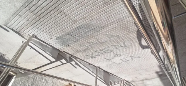 Imagen: Actos vandálicos en Calp