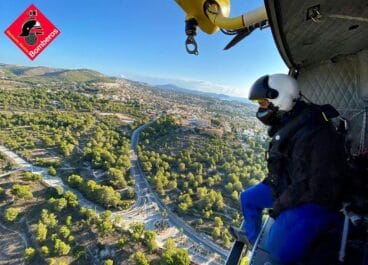Bomberos busca a un hombre con demencia en Calp