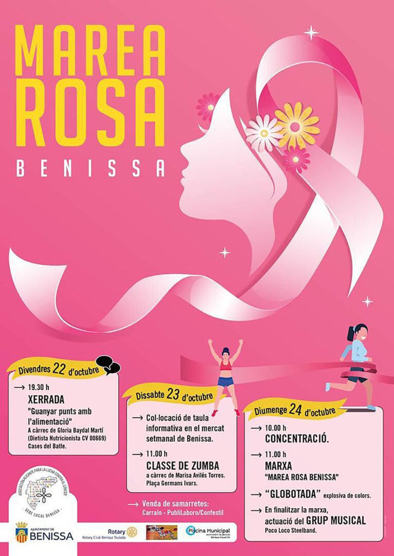 Cartel de la Marea Rosa de Benissa