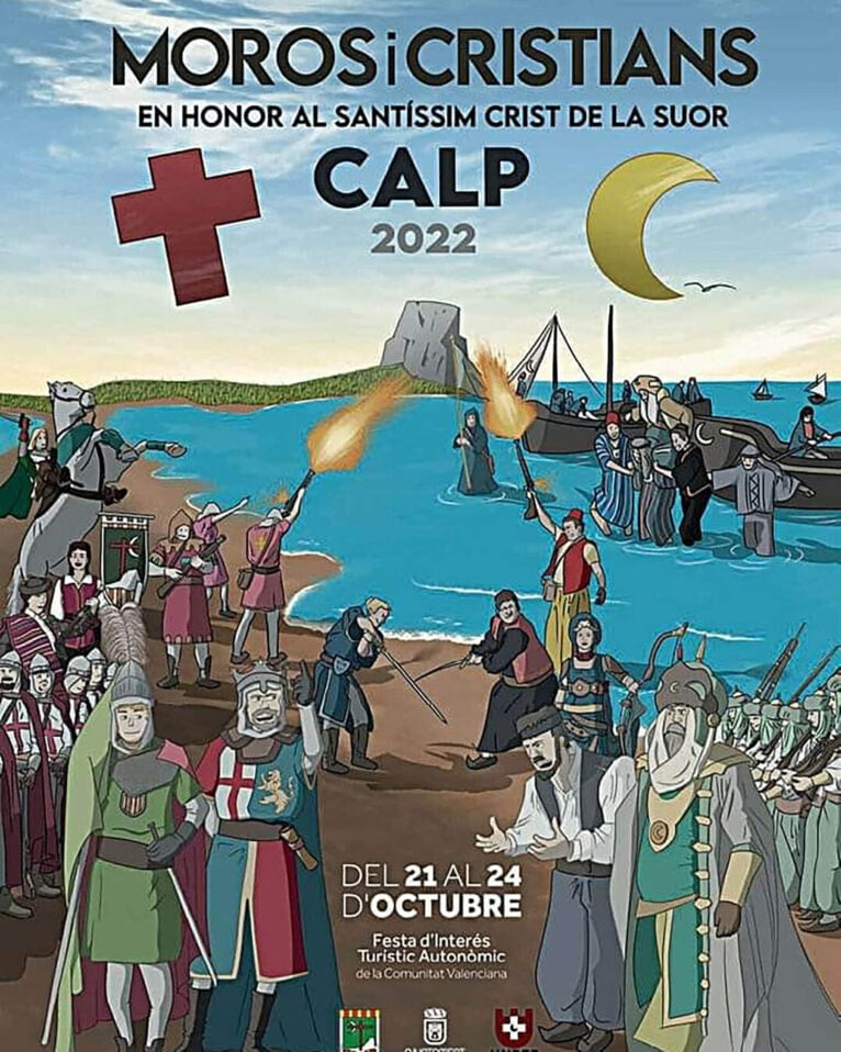 Cartel de Moros y Cristianos de Calp 2022