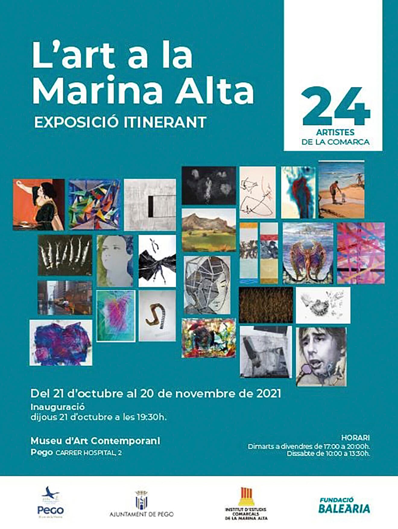 Cartel L'art a la Marina Alta