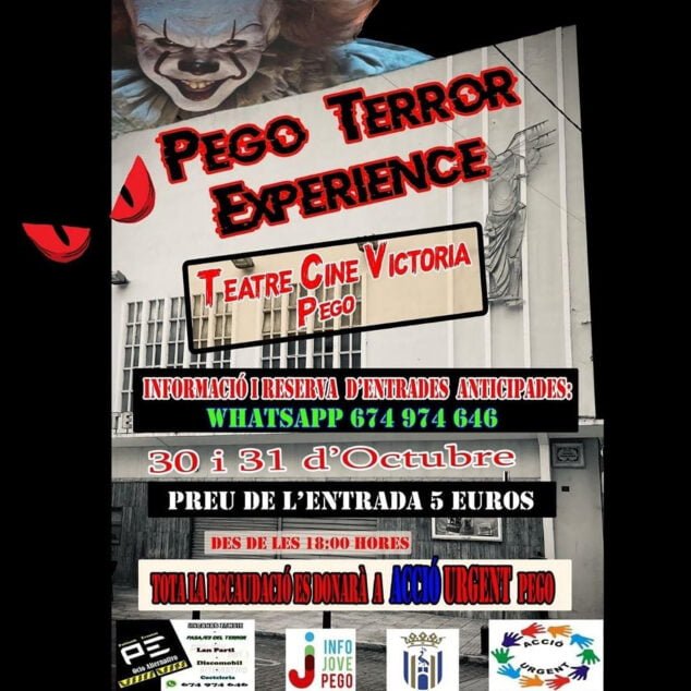 Imagen: Cartel Pego Terror Experience 2021