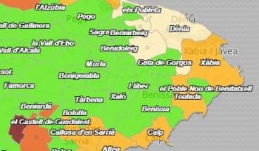 contagios de coronavirus en la marina alta el 29 de octubre de 2021