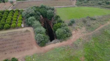 El Clot del Lirio, en Pedreguer, desde el aire