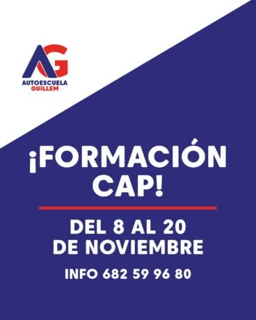 Formación CAP en Autoescuela Guillem