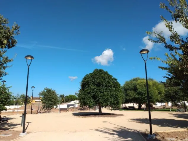 Beleuchtung im Tossals Park von Ondara