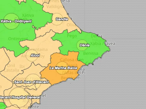 incidencia covid 19 marina alta 19 de octubre 2021