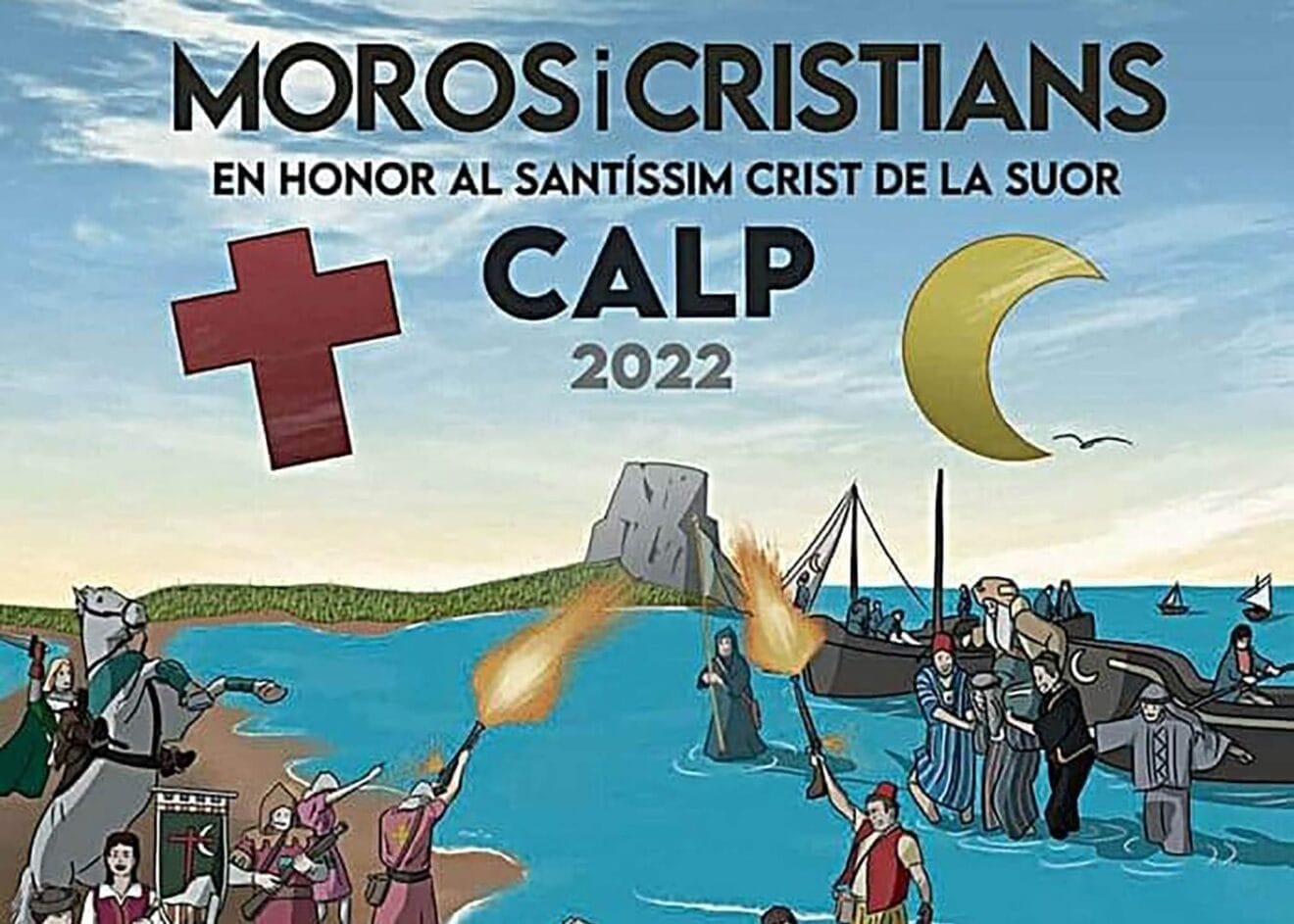 Moros y Cristianos en Calp 2022