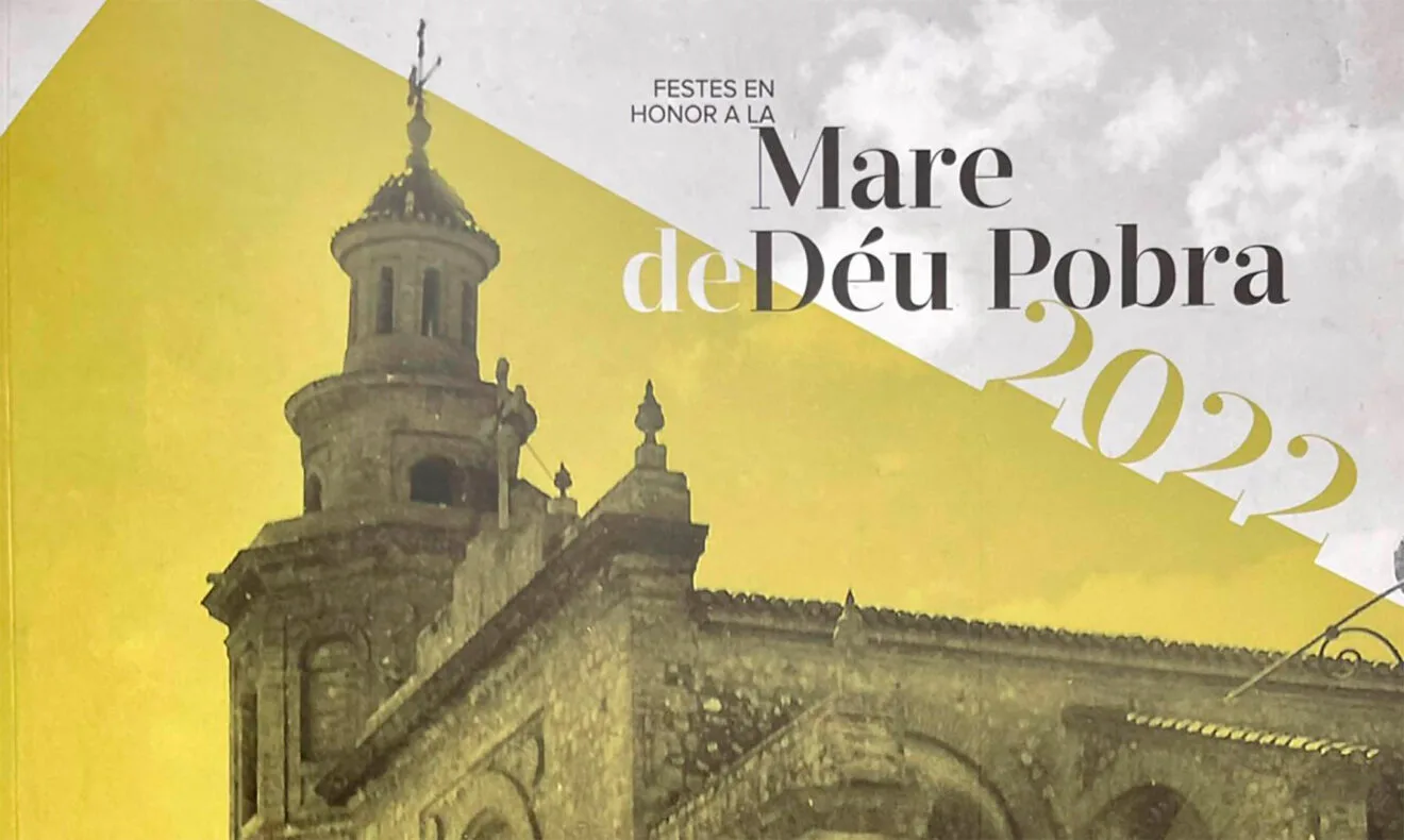 Portada de la Fiestas de Octubre de Xaló en honor a la Mare de Déu Pobra