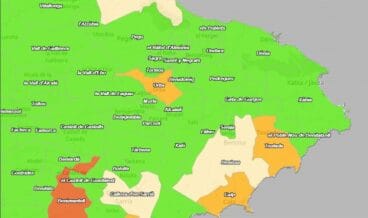 situacion de covid en cada municipio de la marina alta