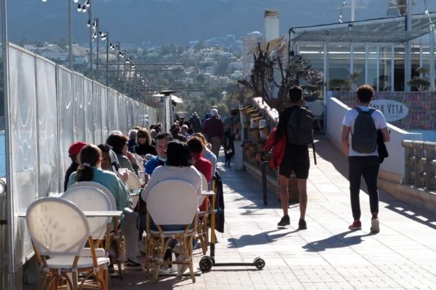 Las 5 claves del Pasaporte COVID a las puertas de la Navidad 1 Imagen: Ambiente-terrazas-Marina-de-Denia