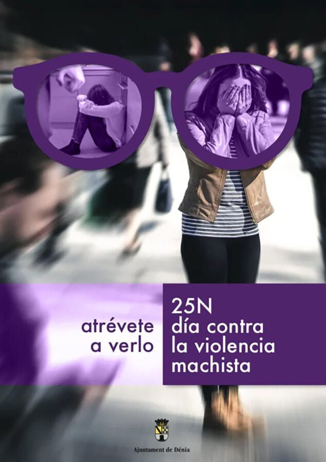 Imagen: Campaña 'Atrévete a verlo' para el 25N en Dénia