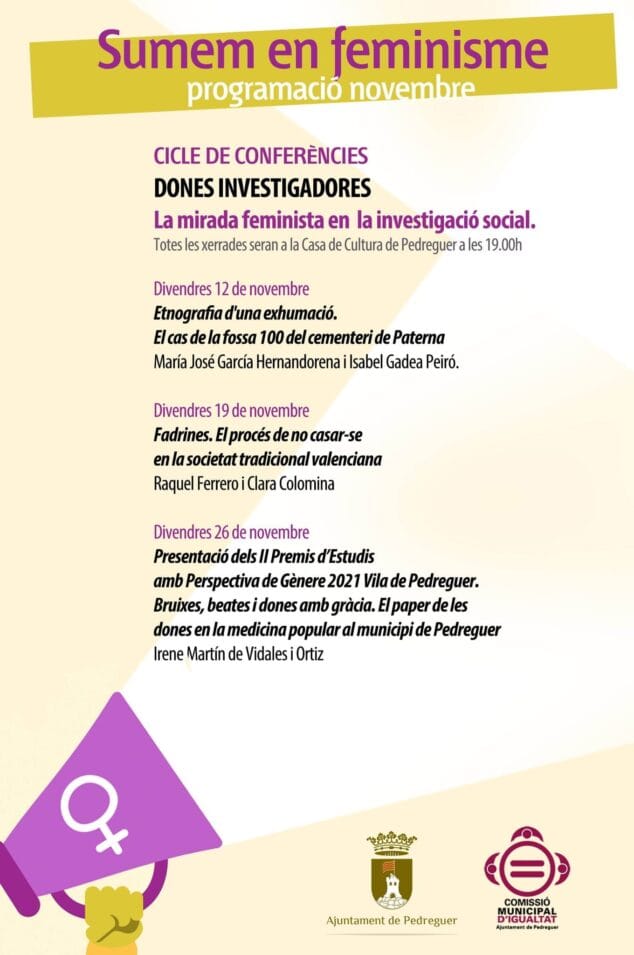 campana igualdad feminismo pedreguer