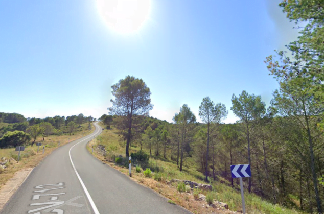 Imagen: Carretera CV-712 Vall d'Ebo