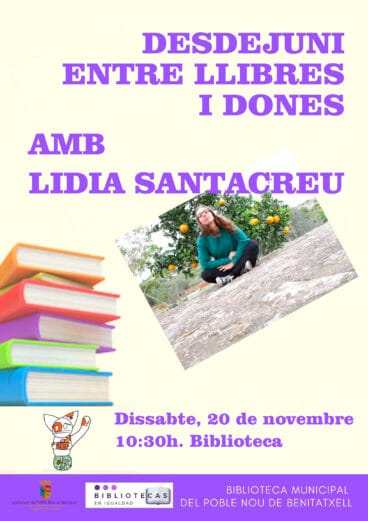 Cartel ‘Desdejuni entre llibres i dones’