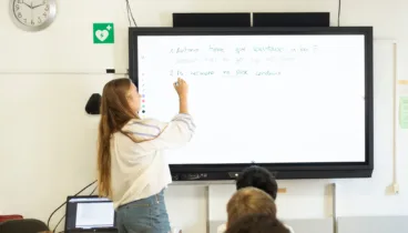 Clase de inglés en The English Institute