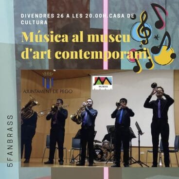 Concierto de 5fanbrass en el Museu d’art contemporani de Pego