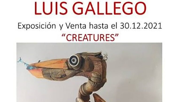 Exposición Creatures de Luis Gallego en Adsubian Gallery