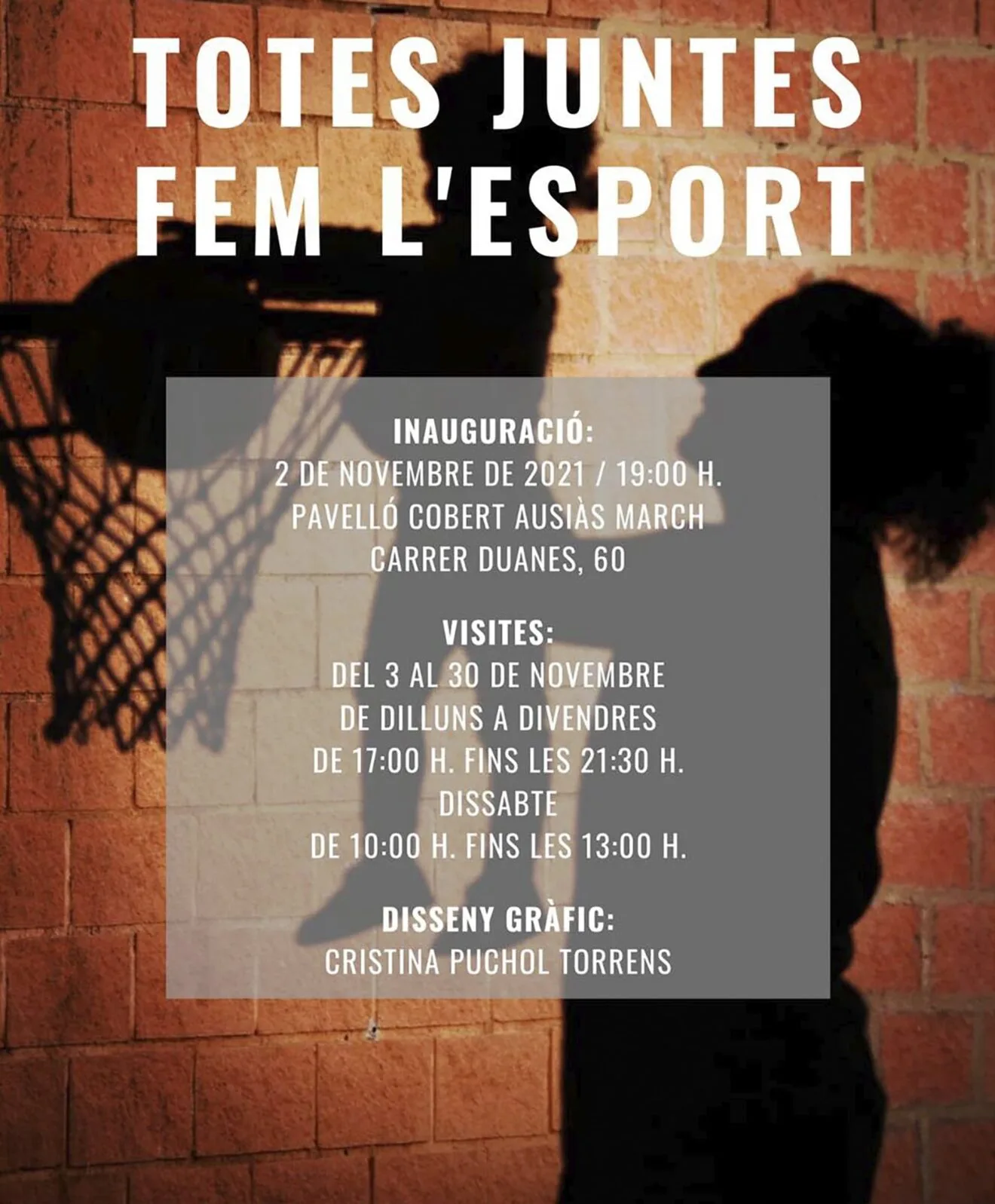 Exposición 'Totes juntes fem l'esport' en Pego