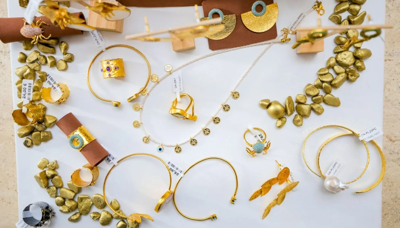 Joyas de estilo boho bañadas en oro en La Joia