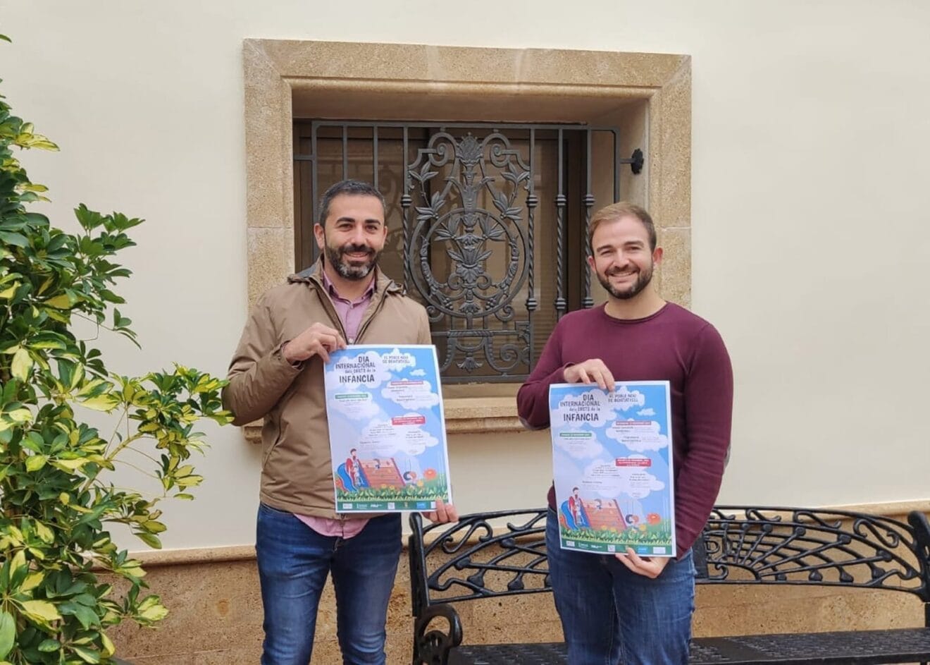 Las concejalías de Benitatxell presentando la celebración del Día Internacional de los Derechos de la Infancia y la Adolescencia