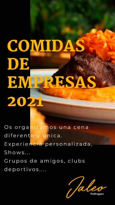 Menú de empresa – Jaleo Pedreguer