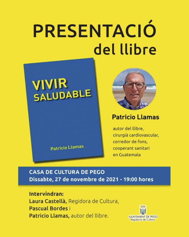 Imagen: Presentación del libro 'Vivir saludable' de Patricio Llamas