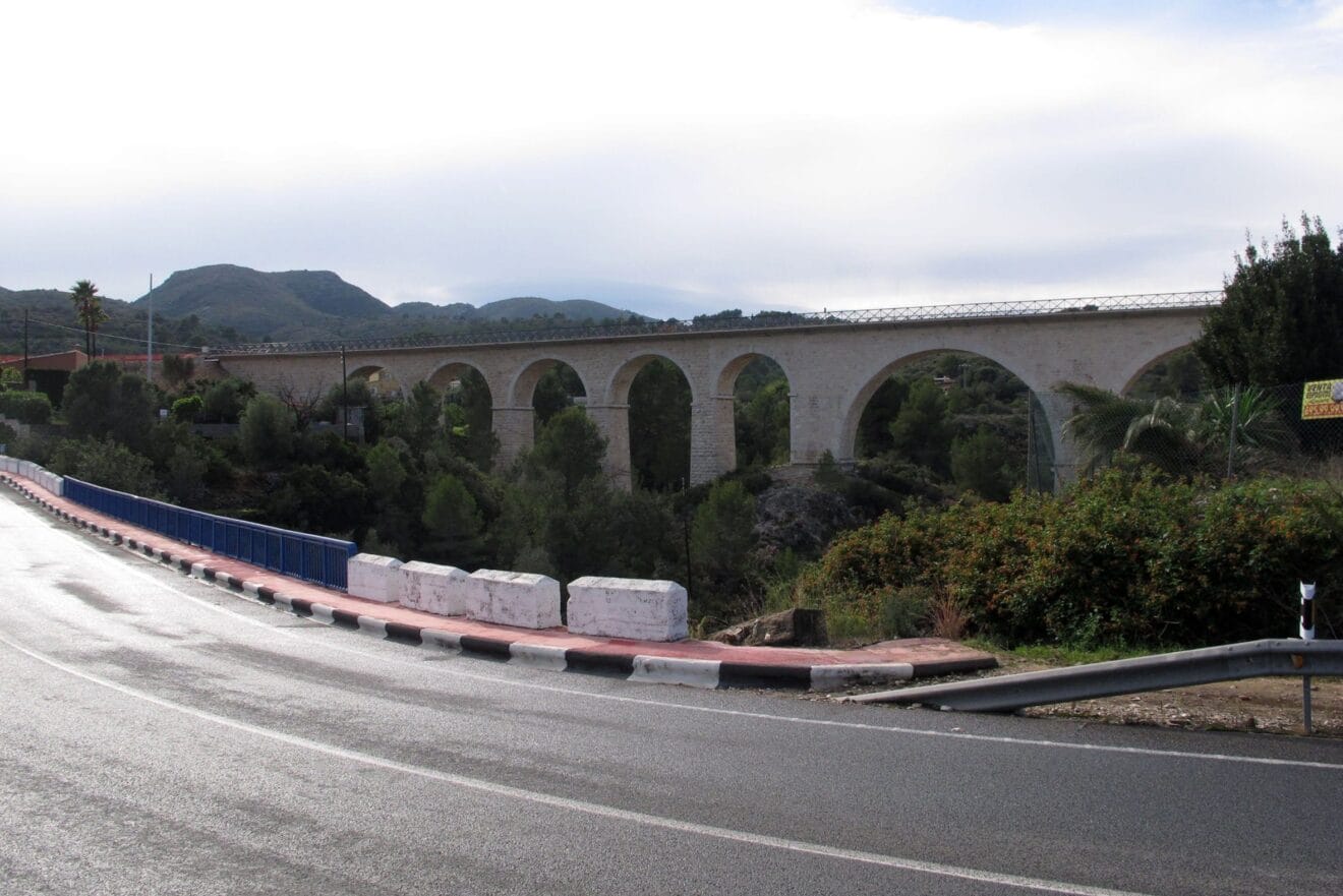 Puente del río Gorgos rehabilitado