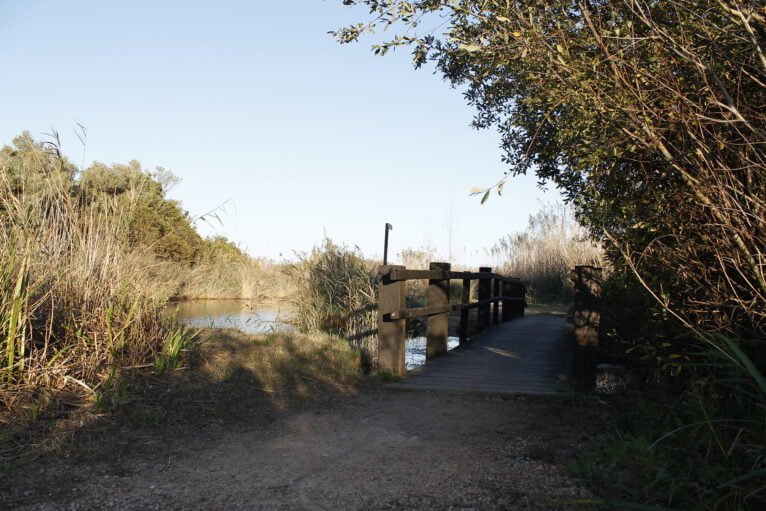 Puente en la ruta de la Muntanyeta Verda de Pego