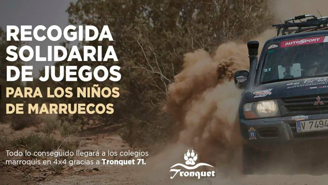 Recogida solidaria de juegos en Portal de la Marina y Tronquet