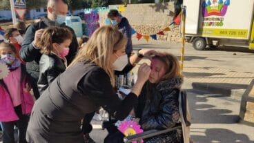 Actividades infantiles en la fiesta infantil de fin de año de Benitatxell