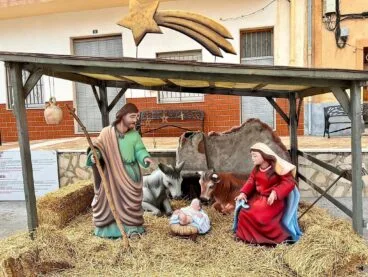 belen a tamano real instalado en la plaza sant francesc de paula rafol dalmunia