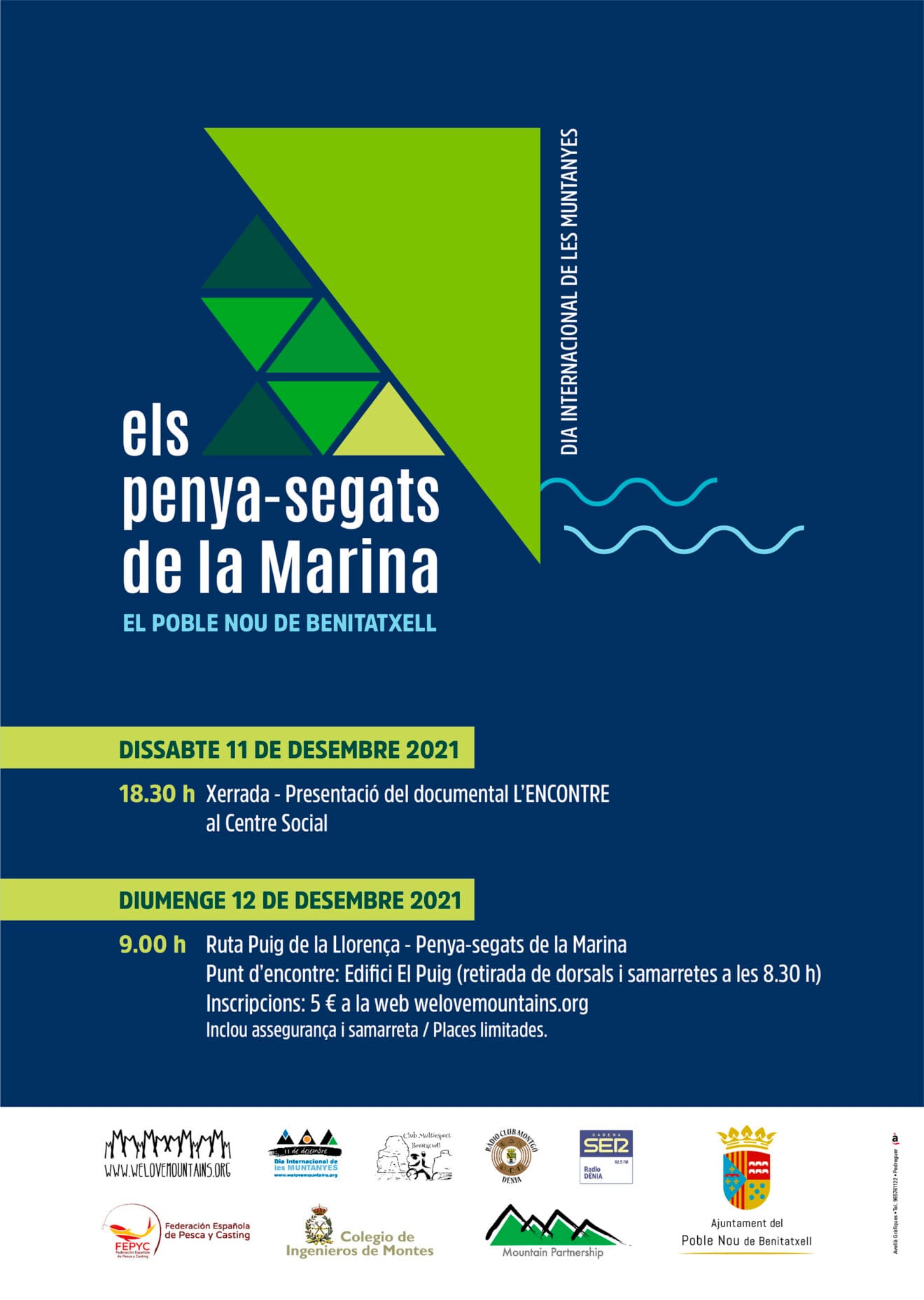 Cartel Els Penya-segats de la Marina