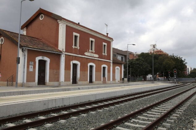 Imagen: Estación de tren en Gata de Gorgos