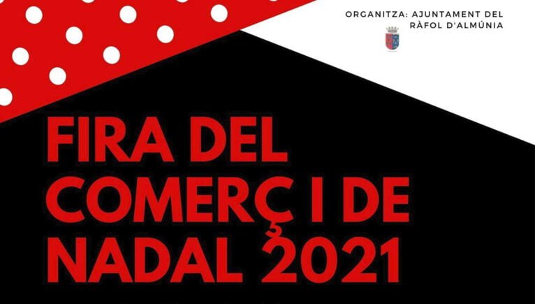 Fira del comerç i de Nadal 2021 en Ràfol d'Almúnia