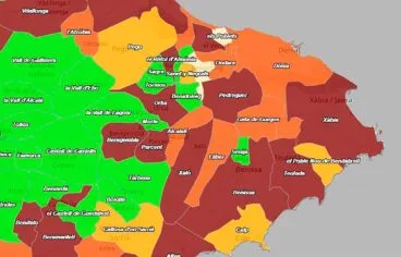 incidencia acumulada en la marina alta 3 de diciembre de 2021