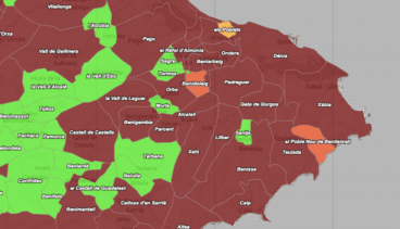 incidencia acumulada marina alta 21 diciembre 2021