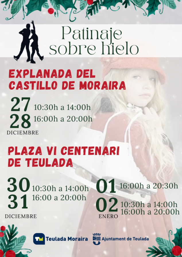 Imagen: Nuevos horarios de la pista de patinaje sobre hielo