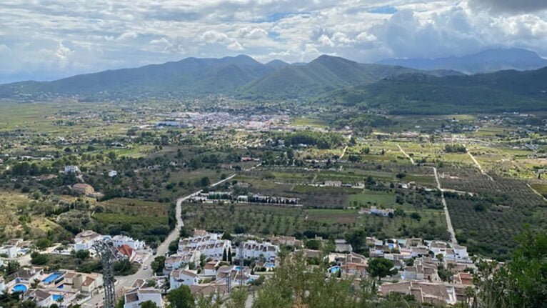 Panorámica de Xaló