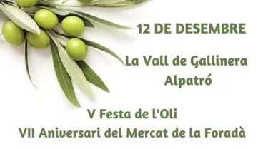 v festa de loli y vii aniversari del mercat de la forada en la vall de gallinera