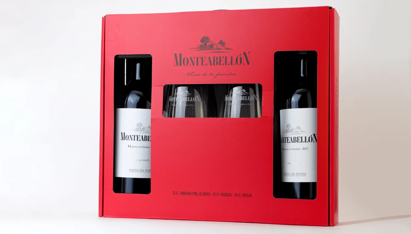 Caja de vinos de Monteabellón