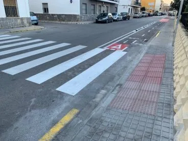 Carril bici en Ondara