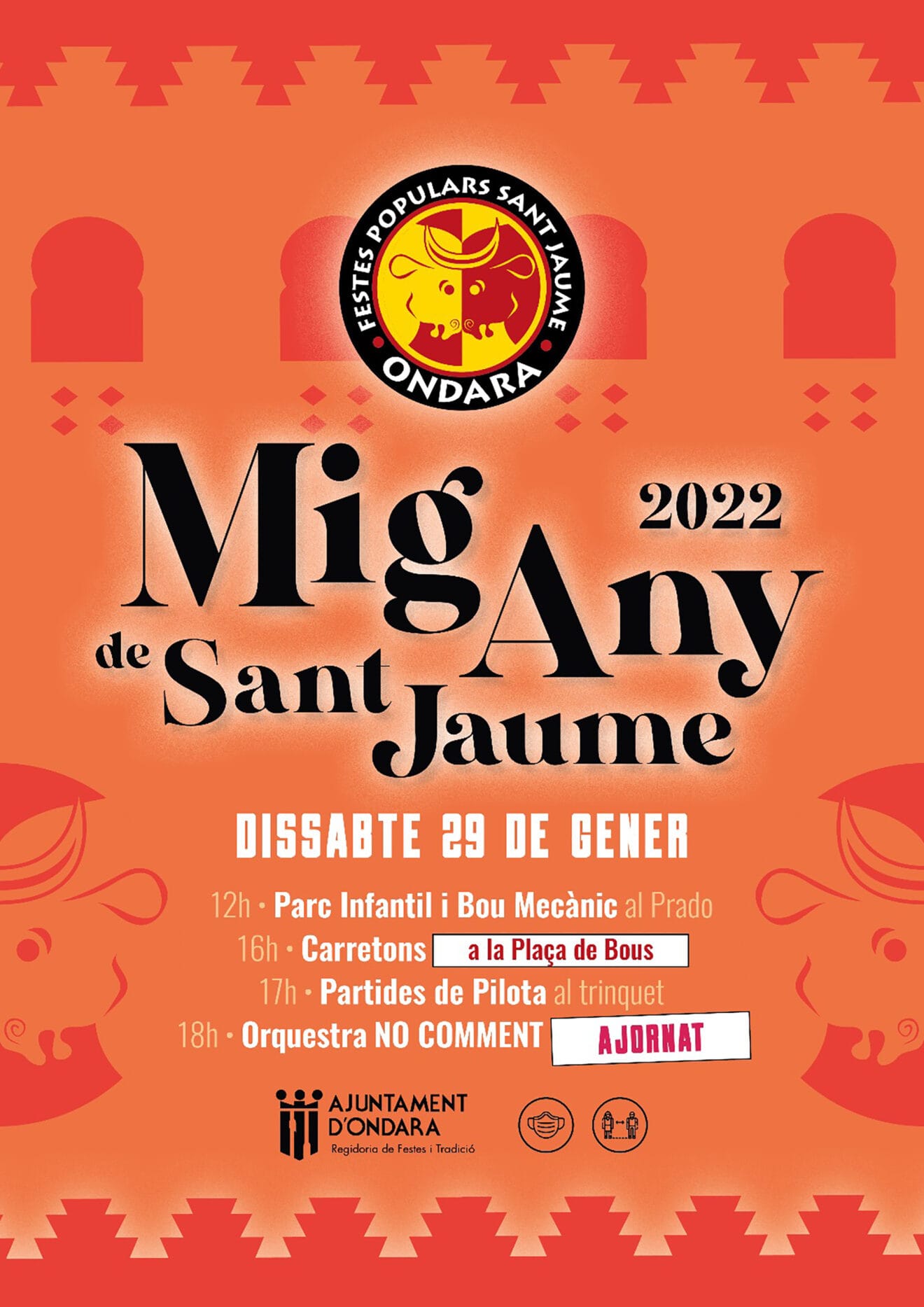 Cartel del Mig Any de Ondara de 2022