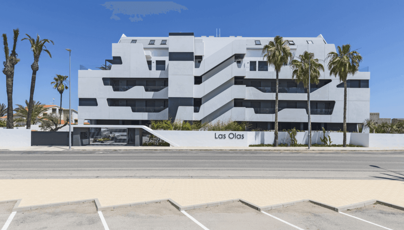Edificio Las Olas en la playa de les Marines en Dénia