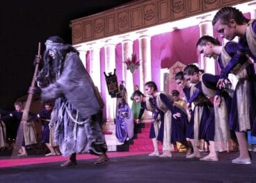 Escena del Misteri de Reis en 2020 I Miguel Vives Signes