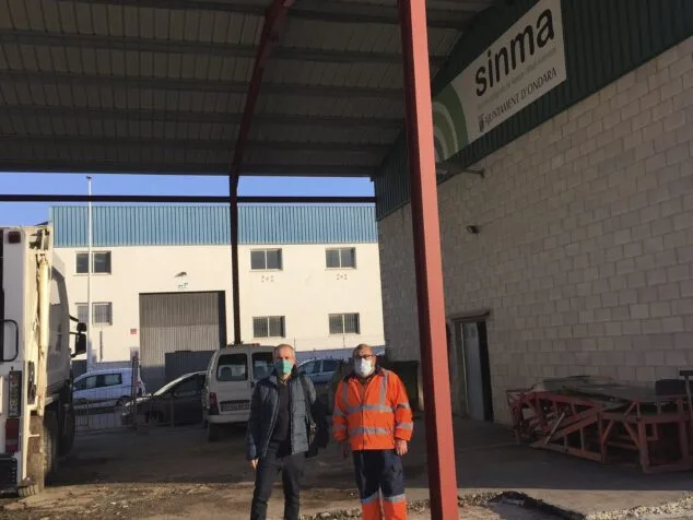 francesc giner en las instalaciones de renovadas de sinma