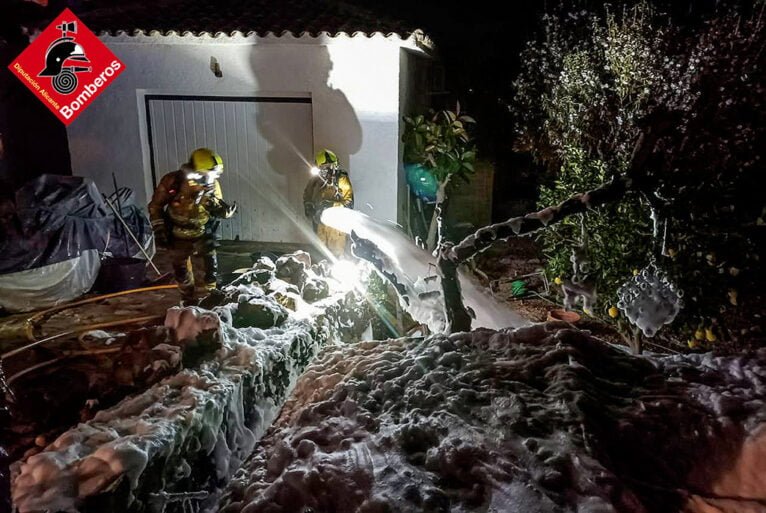 Incendio chalet Benissa