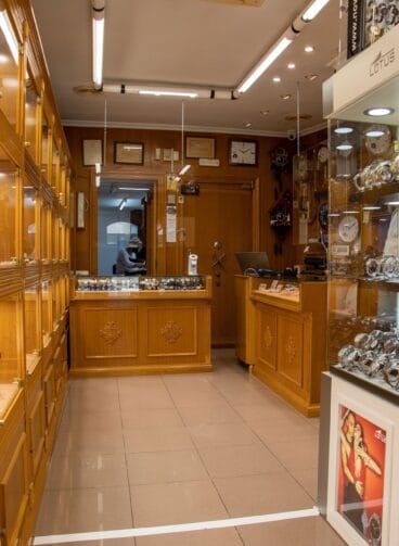 Interior de la Joyería Bonilla en Dénia